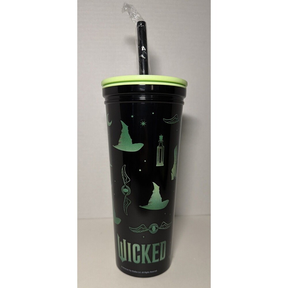 Wicked Cup Target - 23oz ZAK!‎ Black and Green Elphaba, BPA Free, Straw + Lid